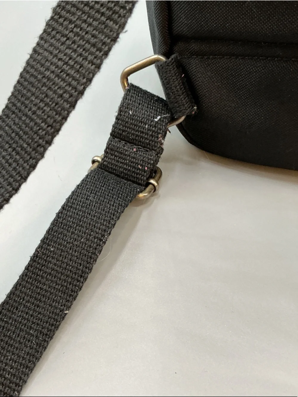 Carhartt Black Canvas Mini Backpack with Logo Patch